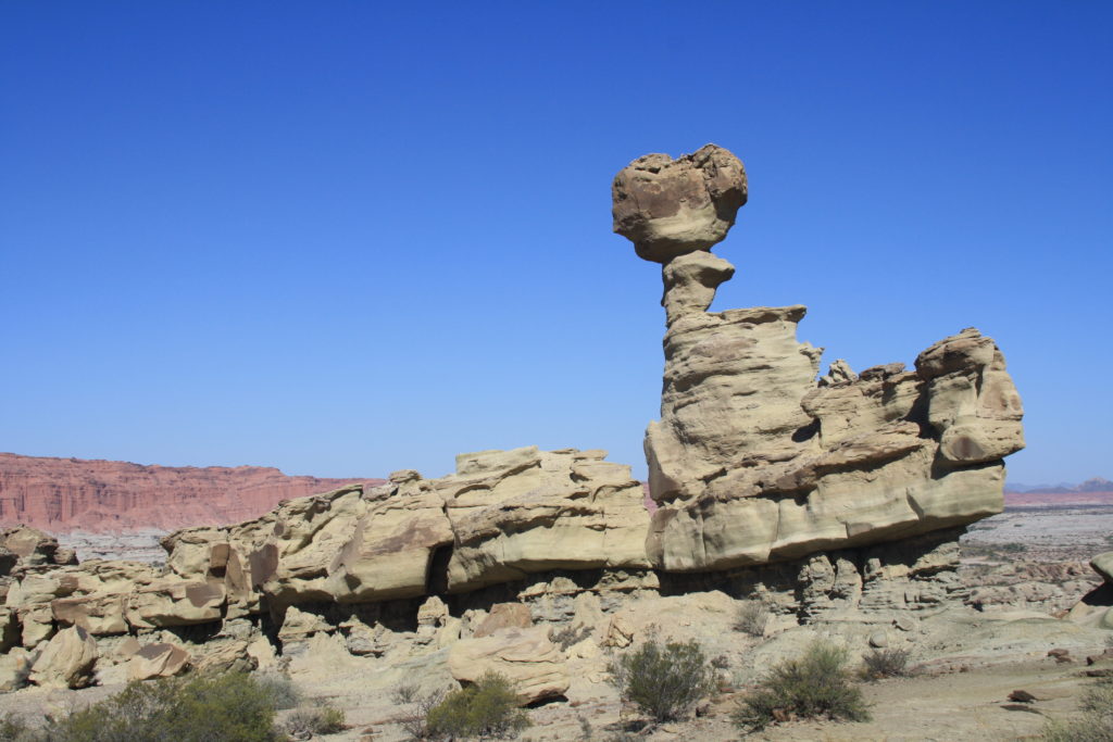 El Submarino, de duikboot, in Parque Provincial Ischigualasto