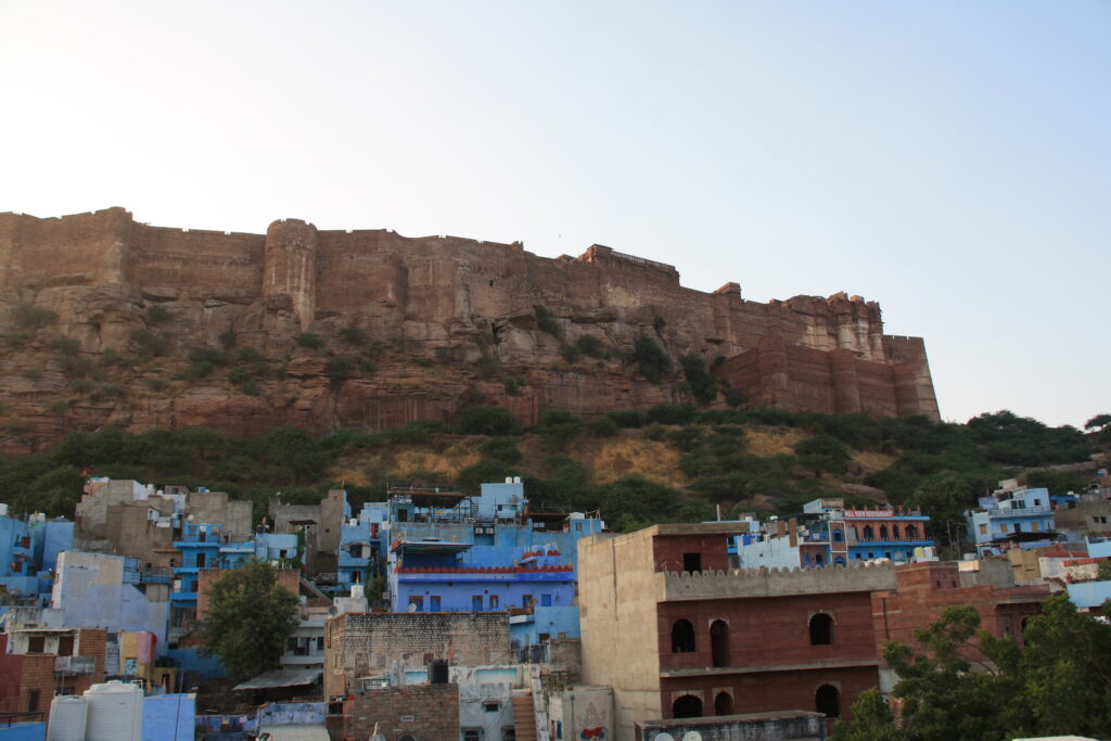 Mehrangarh Fort vanaf dakterras