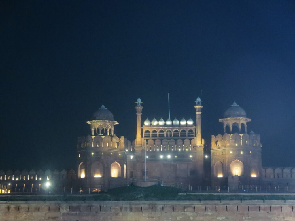 Red Fort by night