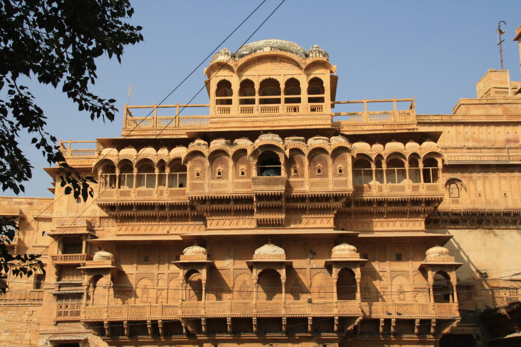 Het paleis in het fort van Jaisalmer